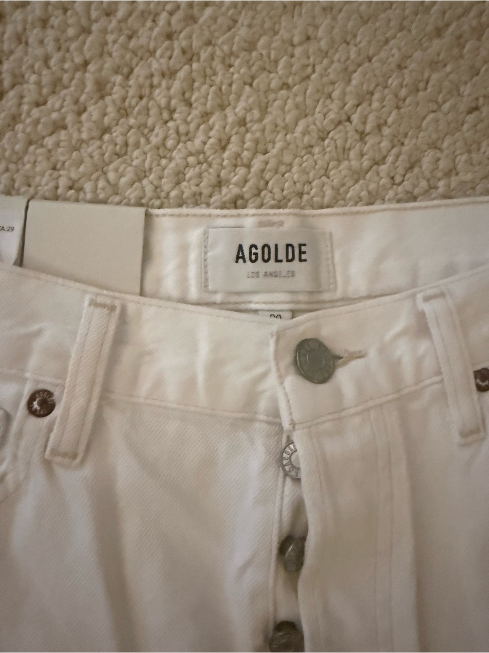 Agolde PARKER LONG SHORT size 29 - Picture 6 of 7